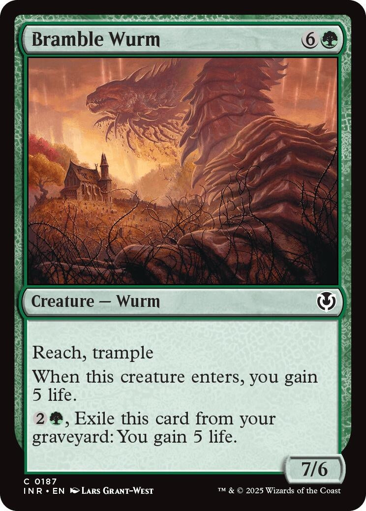 Image for Bramble Wurm (187) [Innistrad Remastered] - Magic: The Gathering