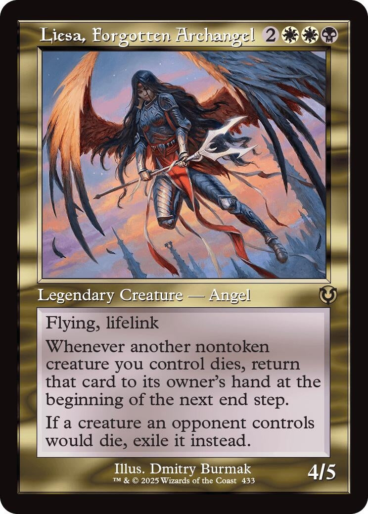 Image for Liesa, Forgotten Archangel (Retro Frame) (433) [Innistrad Remastered] - Magic: The Gathering