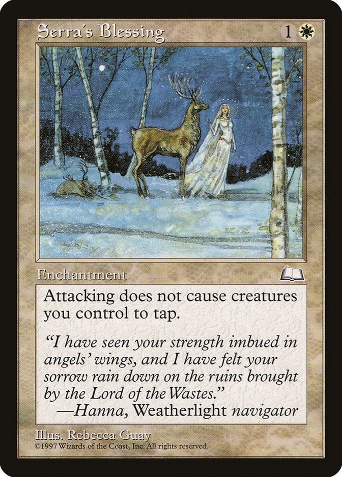 Image for Serra's Blessing [Weatherlight] - Magic: The Gathering