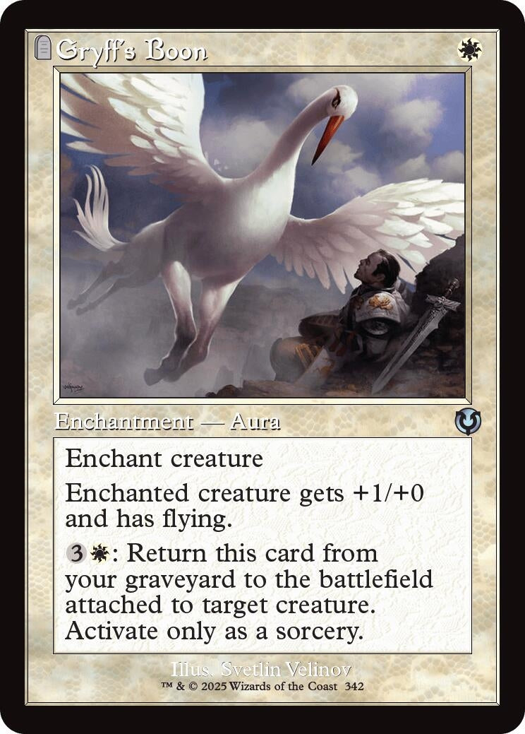 Image for Gryff's Boon (Retro Frame) (342) [Innistrad Remastered] - Magic: The Gathering