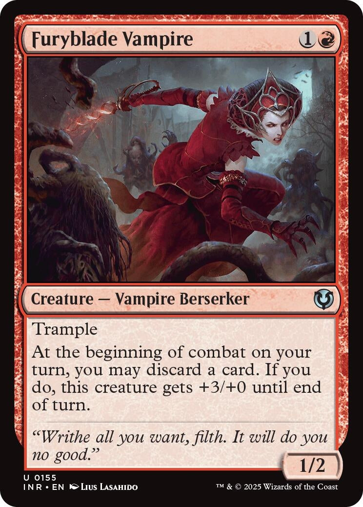 Image for Furyblade Vampire (155) [Innistrad Remastered] - Magic: The Gathering