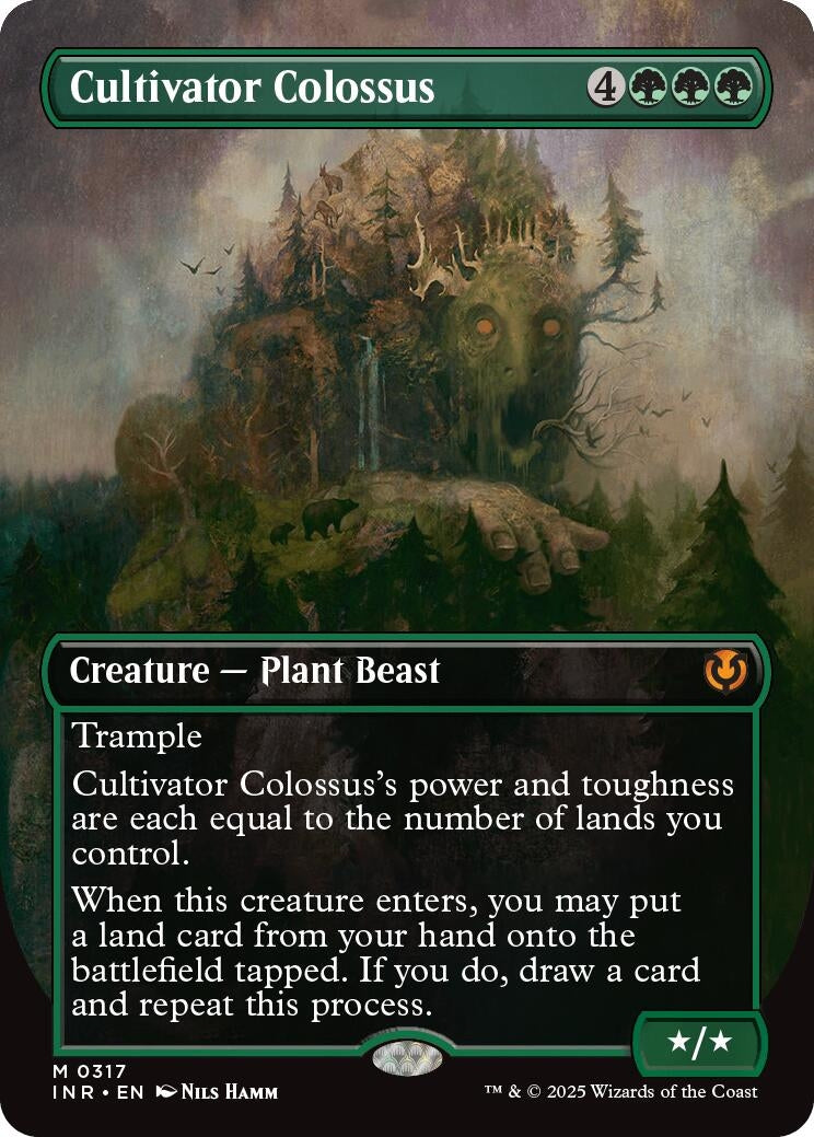 Image for Cultivator Colossus (Borderless) (317) [Innistrad Remastered] - Magic: The Gathering