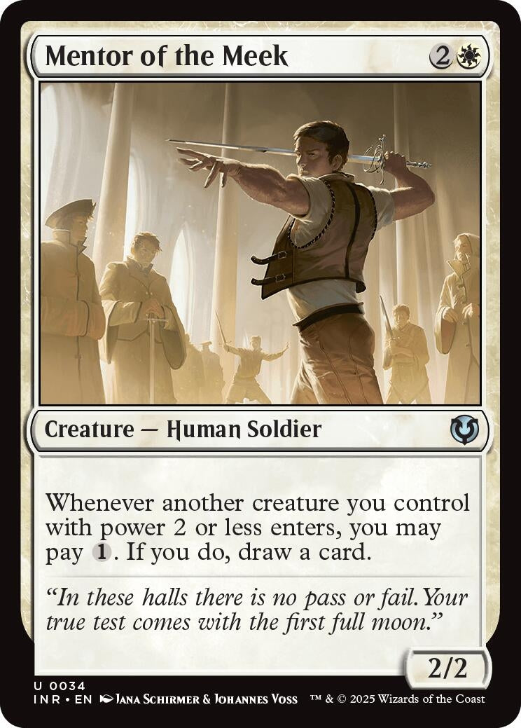 Image for Mentor of the Meek (34) [Innistrad Remastered] - Magic: The Gathering