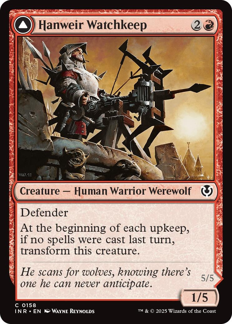Image for Hanweir Watchkeep (158) [Innistrad Remastered] - Magic: The Gathering