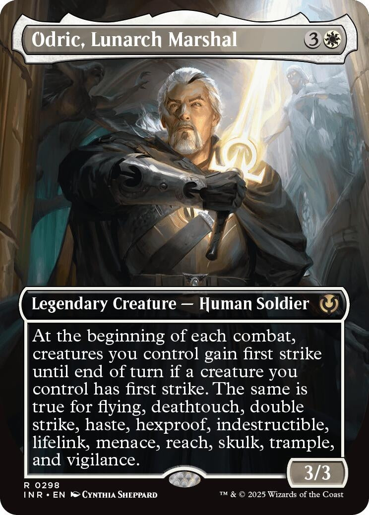 Image for Odric, Lunarch Marshal (Borderless) (298) [Innistrad Remastered] - Magic: The Gathering