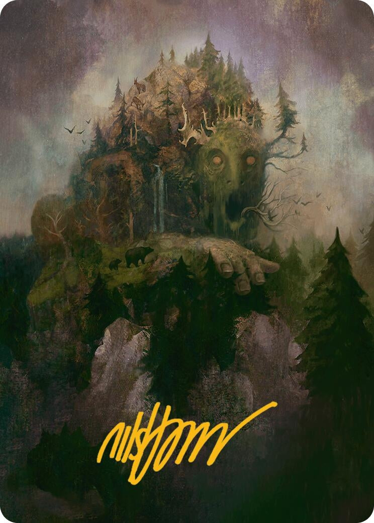 Image for Cultivator Colossus Art Card (Gold-Stamped Signature) (15) [Innistrad Remastered] - Magic: The Gathering
