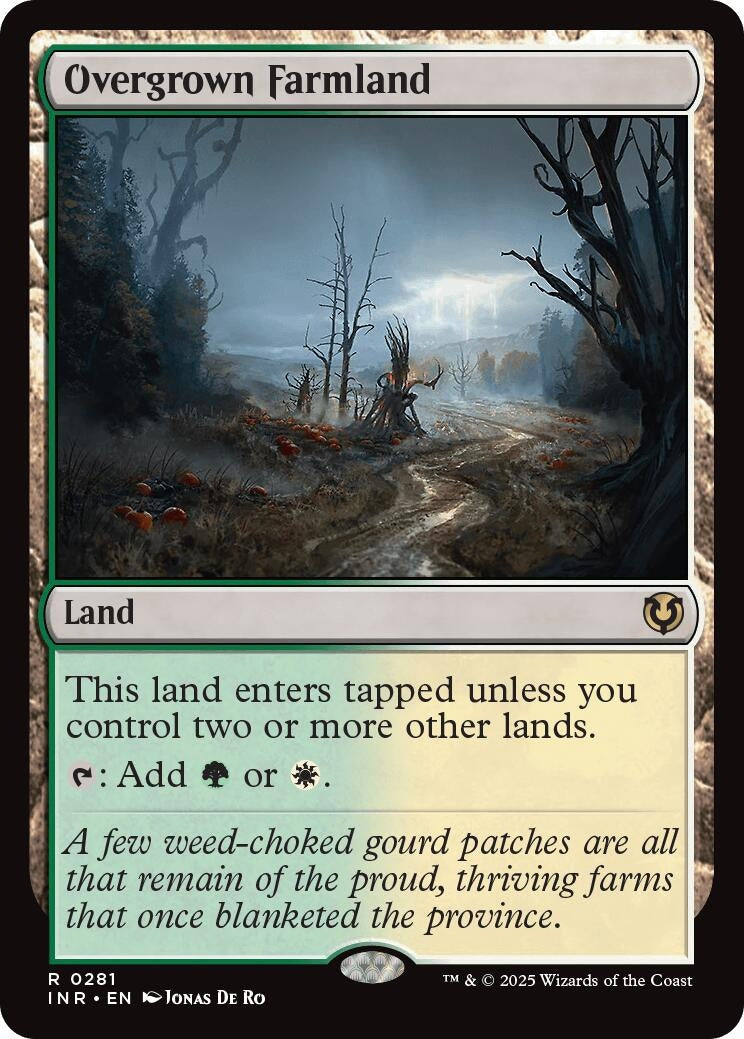Image for Overgrown Farmland (281) [Innistrad Remastered] - Magic: The Gathering