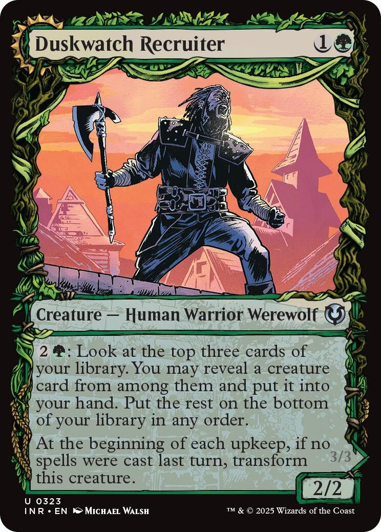 Image for Duskwatch Recruiter (Showcase) (323) [Innistrad Remastered] - Magic: The Gathering