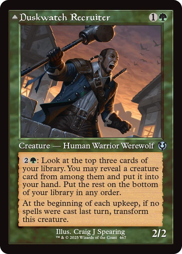 Image for Duskwatch Recruiter (Retro Frame) (467) [Innistrad Remastered] - Magic: The Gathering