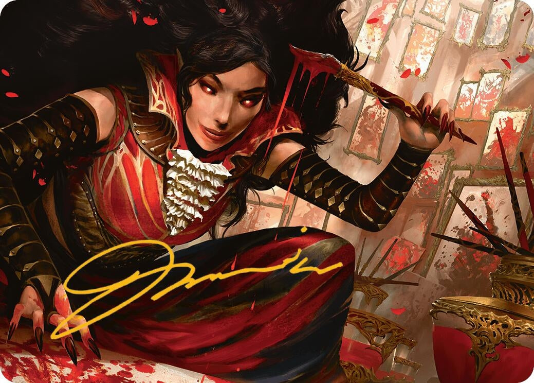Image for Blood Artist Art Card (Gold-Stamped Signature) (22) [Innistrad Remastered] - Magic: The Gathering