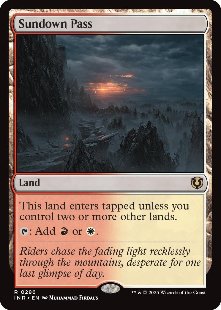 Image for Sundown Pass (286) [Innistrad Remastered] - Magic: The Gathering