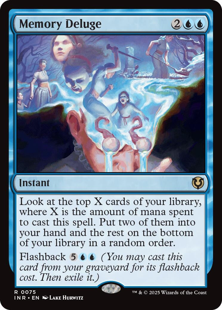 Image for Memory Deluge (75) [Innistrad Remastered] - Magic: The Gathering