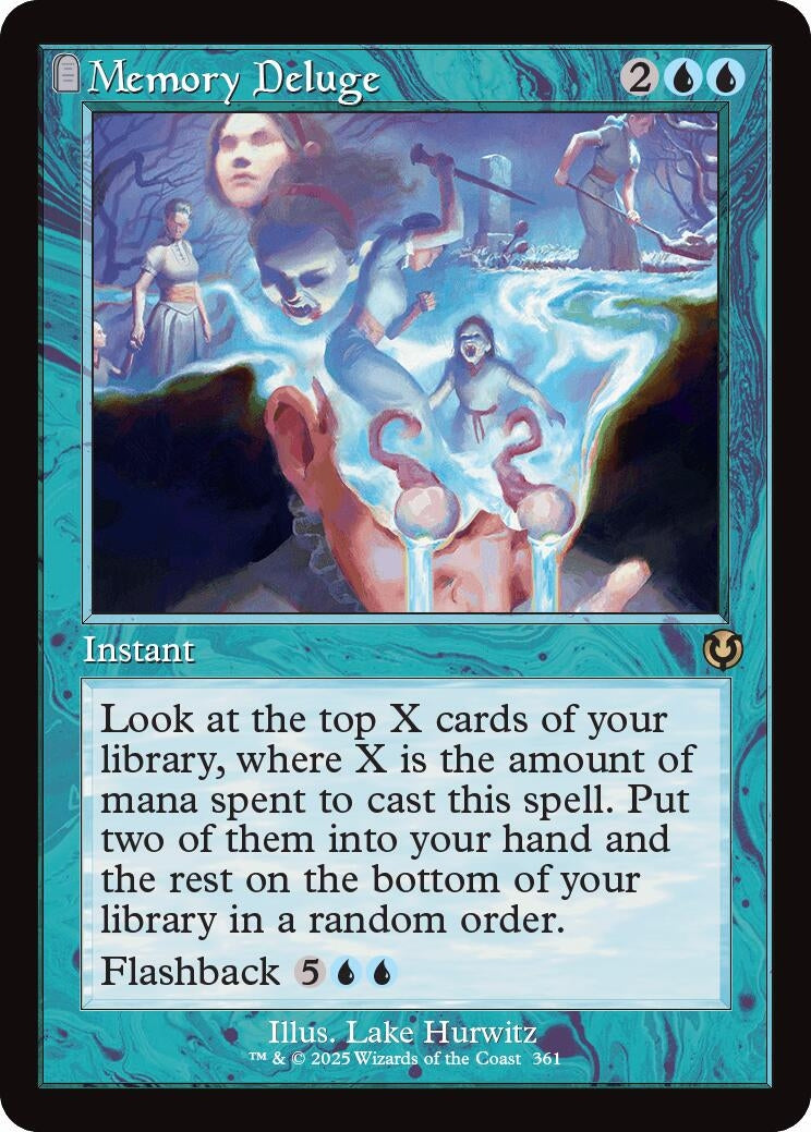 Image for Memory Deluge (Retro Frame) (361) [Innistrad Remastered] - Magic: The Gathering