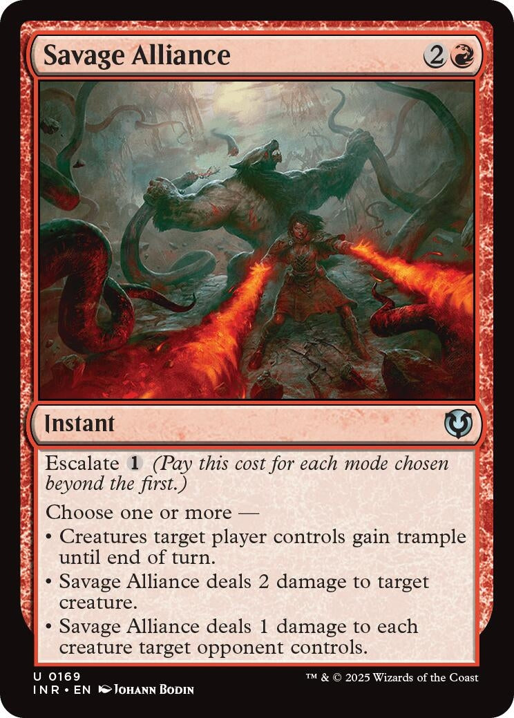 Image for Savage Alliance (169) [Innistrad Remastered] - Magic: The Gathering