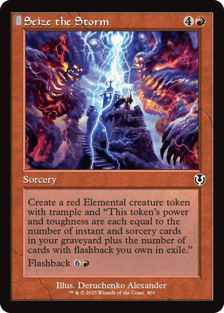 Image for Seize the Storm (Retro Frame) (401) [Innistrad Remastered] - Magic: The Gathering