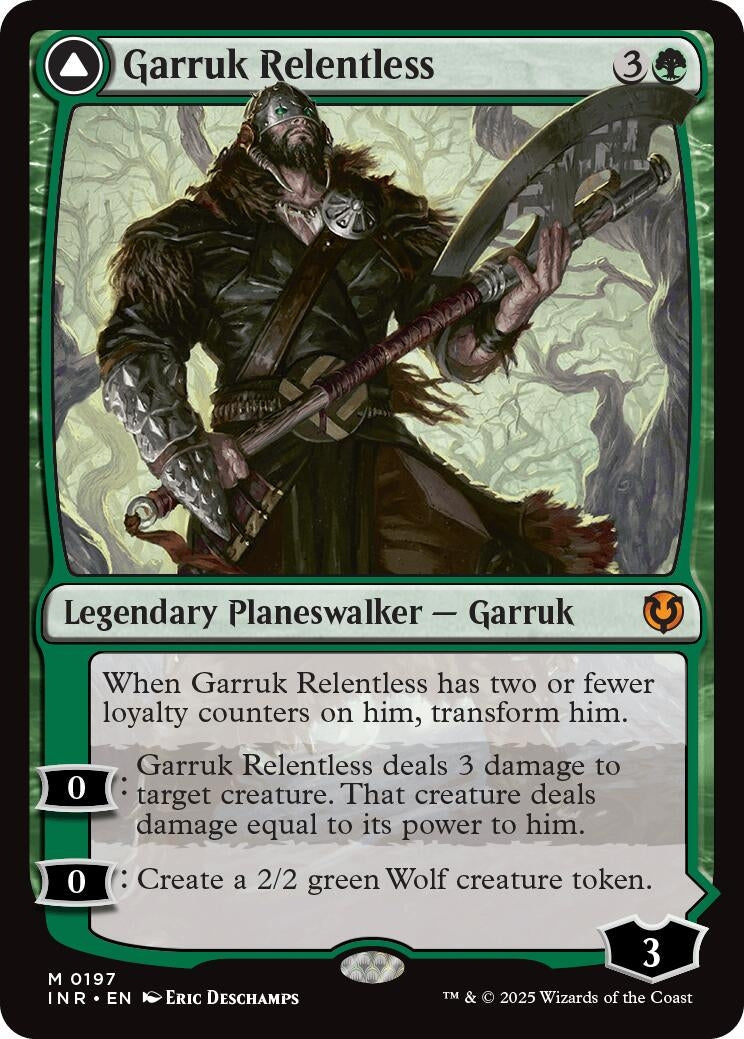 Image for Garruk Relentless (197) [Innistrad Remastered] - Magic: The Gathering