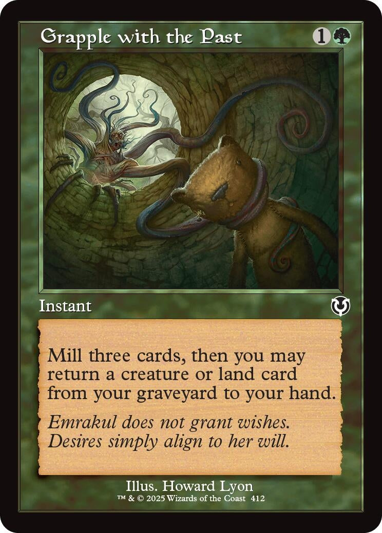 Image for Grapple with the Past (Retro Frame) (412) [Innistrad Remastered] - Magic: The Gathering