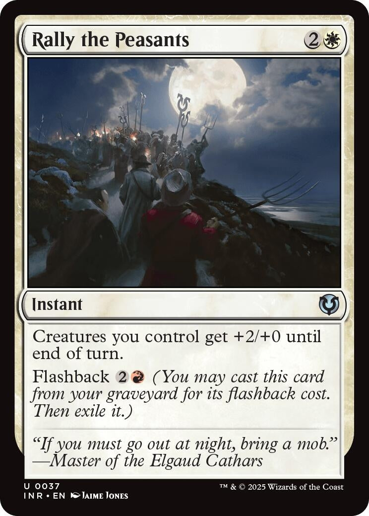 Image for Rally the Peasants (37) [Innistrad Remastered] - Magic: The Gathering
