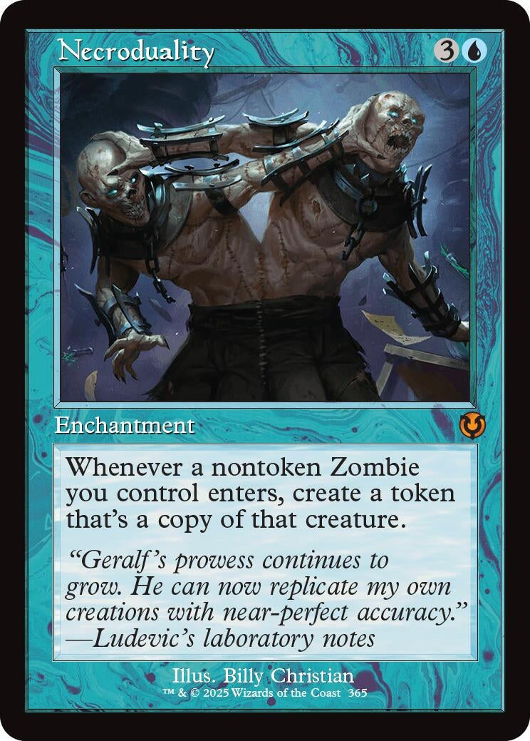 Image for Necroduality (Retro Frame) (365) [Innistrad Remastered] - Magic: The Gathering