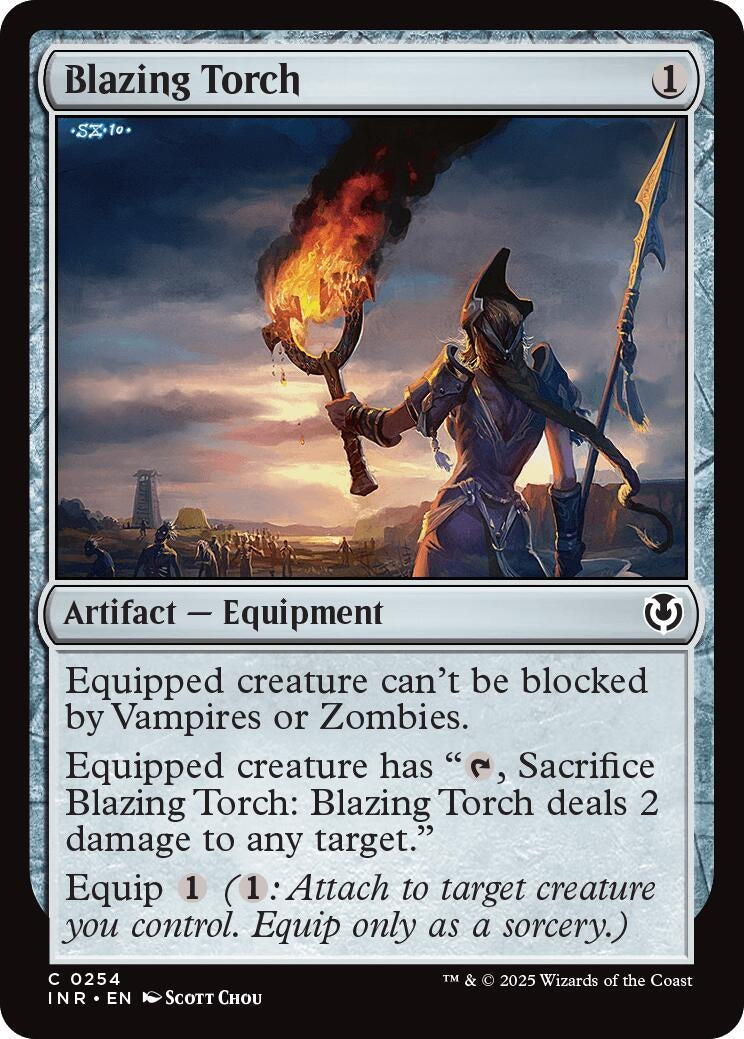Image for Blazing Torch (254) [Innistrad Remastered] - Magic: The Gathering