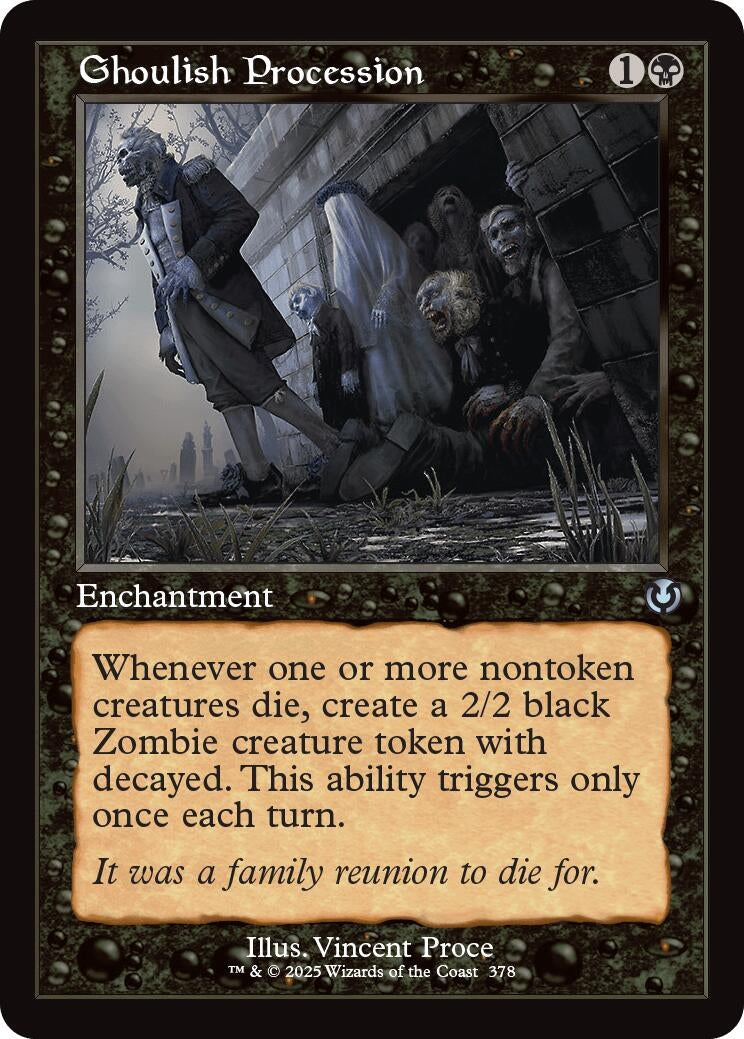 Image for Ghoulish Procession (Retro Frame) (378) [Innistrad Remastered] - Magic: The Gathering
