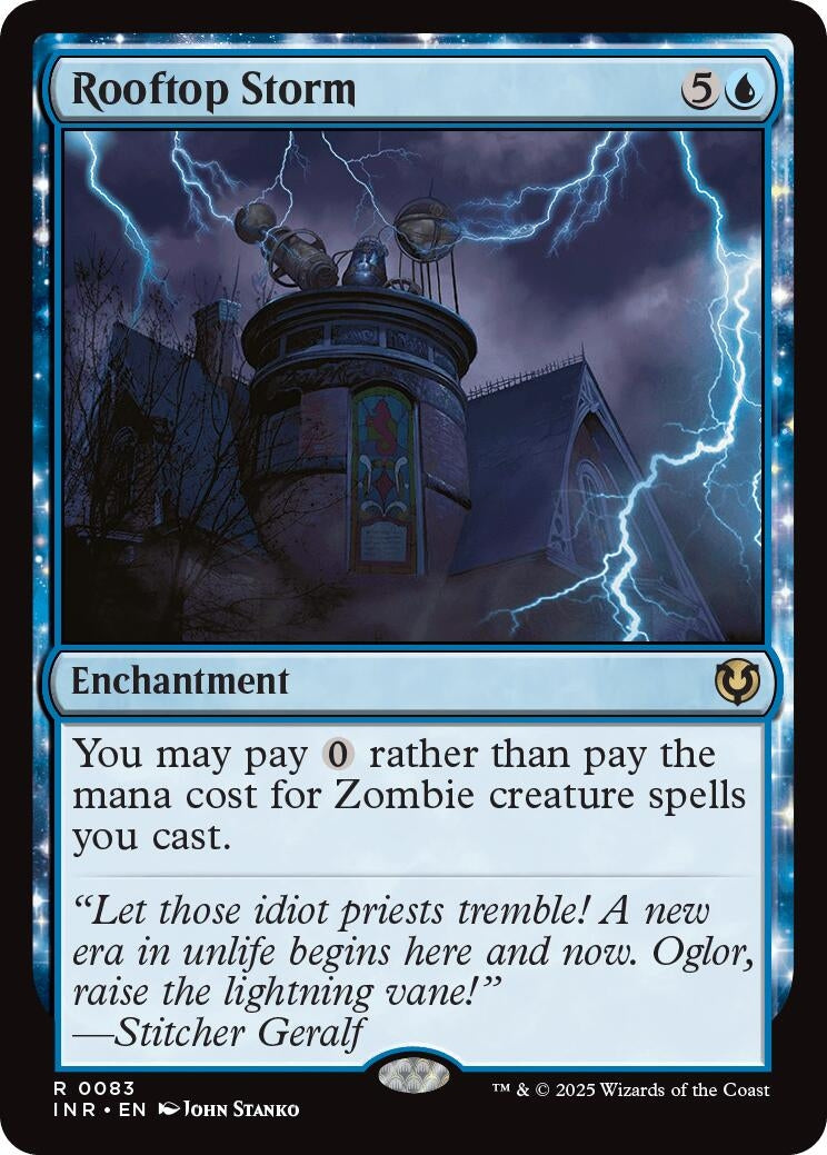Image for Rooftop Storm (83) [Innistrad Remastered] - Magic: The Gathering