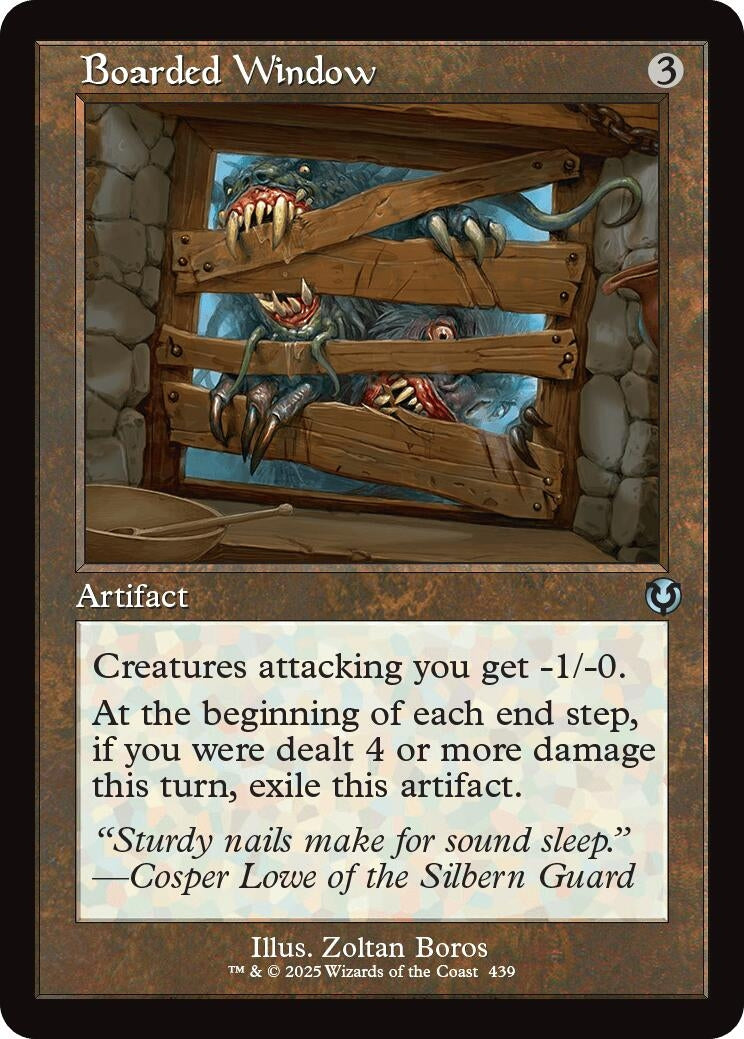 Image for Boarded Window (Retro Frame) (439) [Innistrad Remastered] - Magic: The Gathering