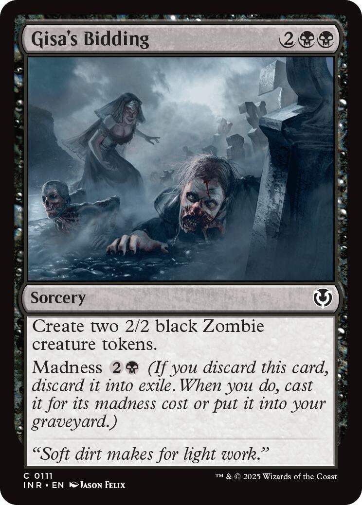 Image for Gisa's Bidding (111) [Innistrad Remastered] - Magic: The Gathering