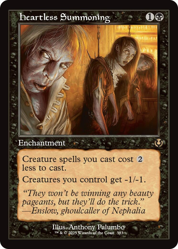 Image for Heartless Summoning (Retro Frame) (383) [Innistrad Remastered] - Magic: The Gathering