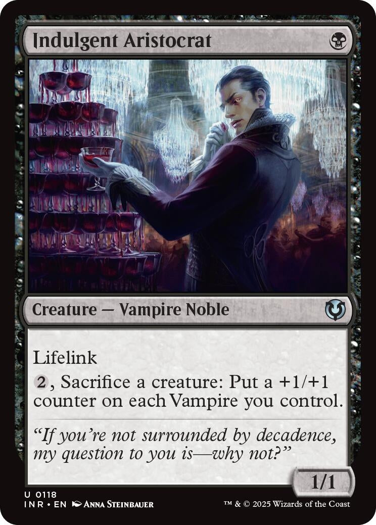 Image for Indulgent Aristocrat (118) [Innistrad Remastered] - Magic: The Gathering
