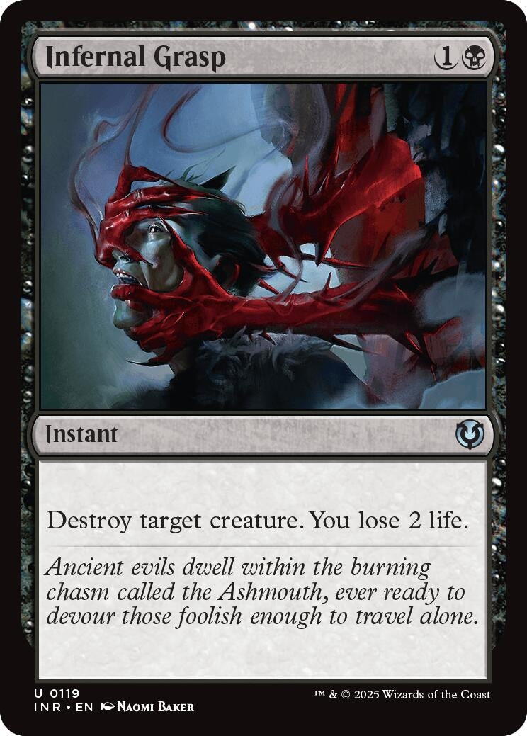 Image for Infernal Grasp (119) [Innistrad Remastered] - Magic: The Gathering