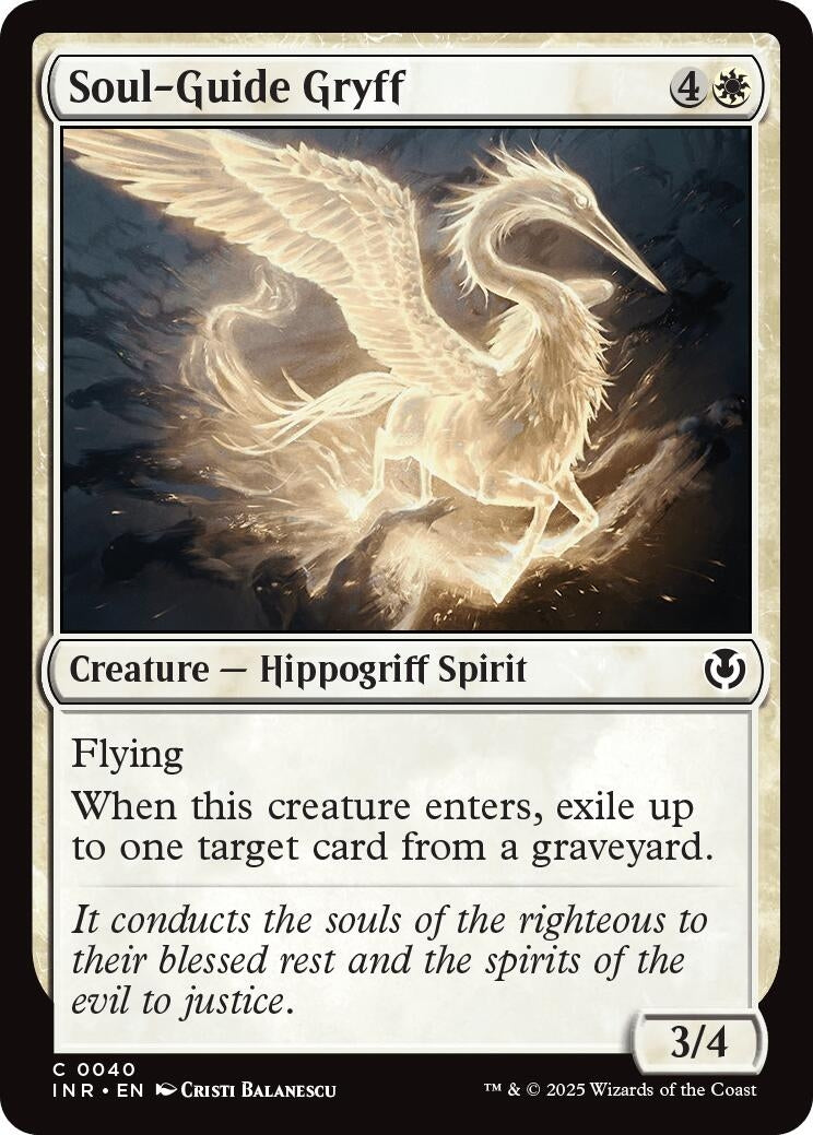 Image for Soul-Guide Gryff (40) [Innistrad Remastered] - Magic: The Gathering