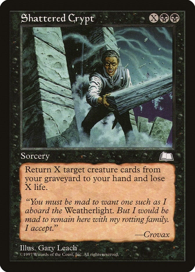 Image for Shattered Crypt [Weatherlight] - Magic: The Gathering