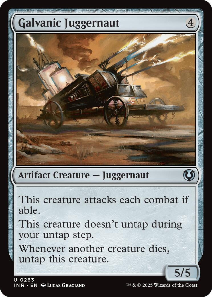 Image for Galvanic Juggernaut (263) [Innistrad Remastered] - Magic: The Gathering