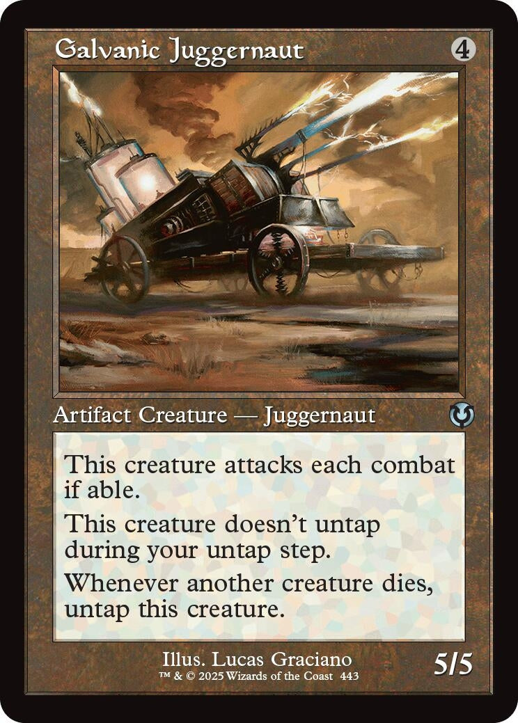 Image for Galvanic Juggernaut (Retro Frame) (443) [Innistrad Remastered] - Magic: The Gathering