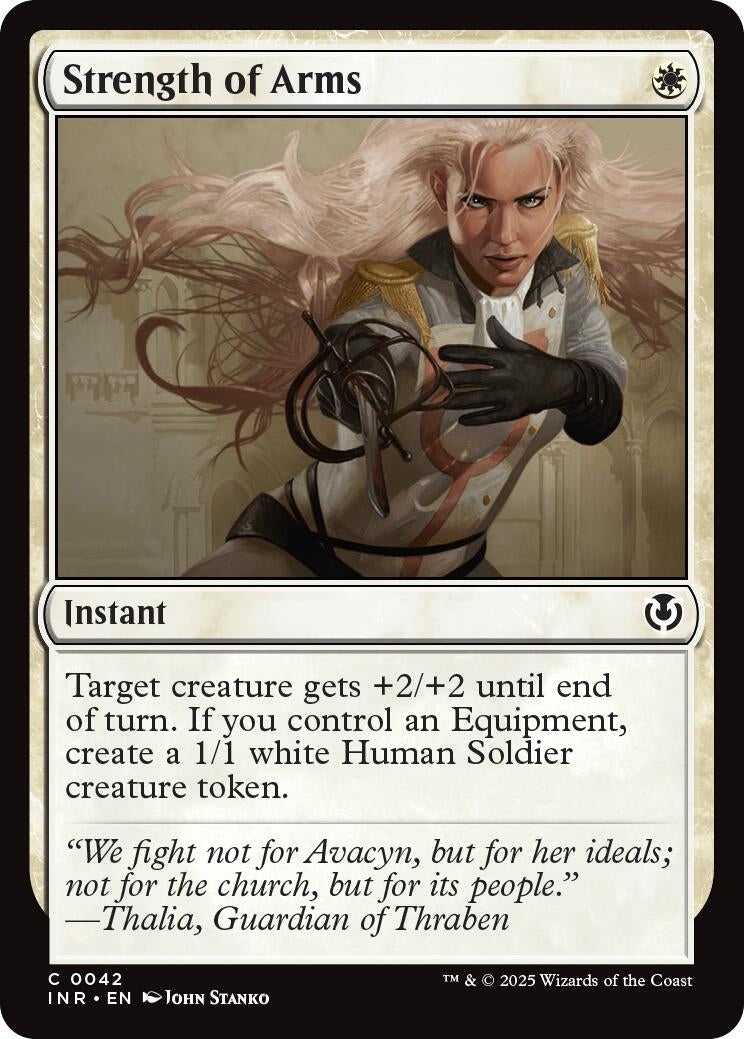 Image for Strength of Arms (42) [Innistrad Remastered] - Magic: The Gathering