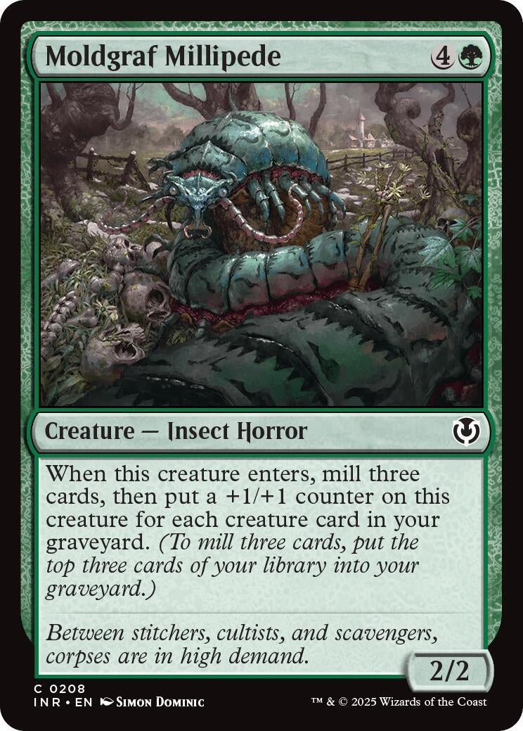 Image for Moldgraf Millipede (208) [Innistrad Remastered] - Magic: The Gathering