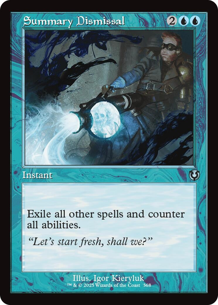Image for Summary Dismissal (Retro Frame) (368) [Innistrad Remastered] - Magic: The Gathering