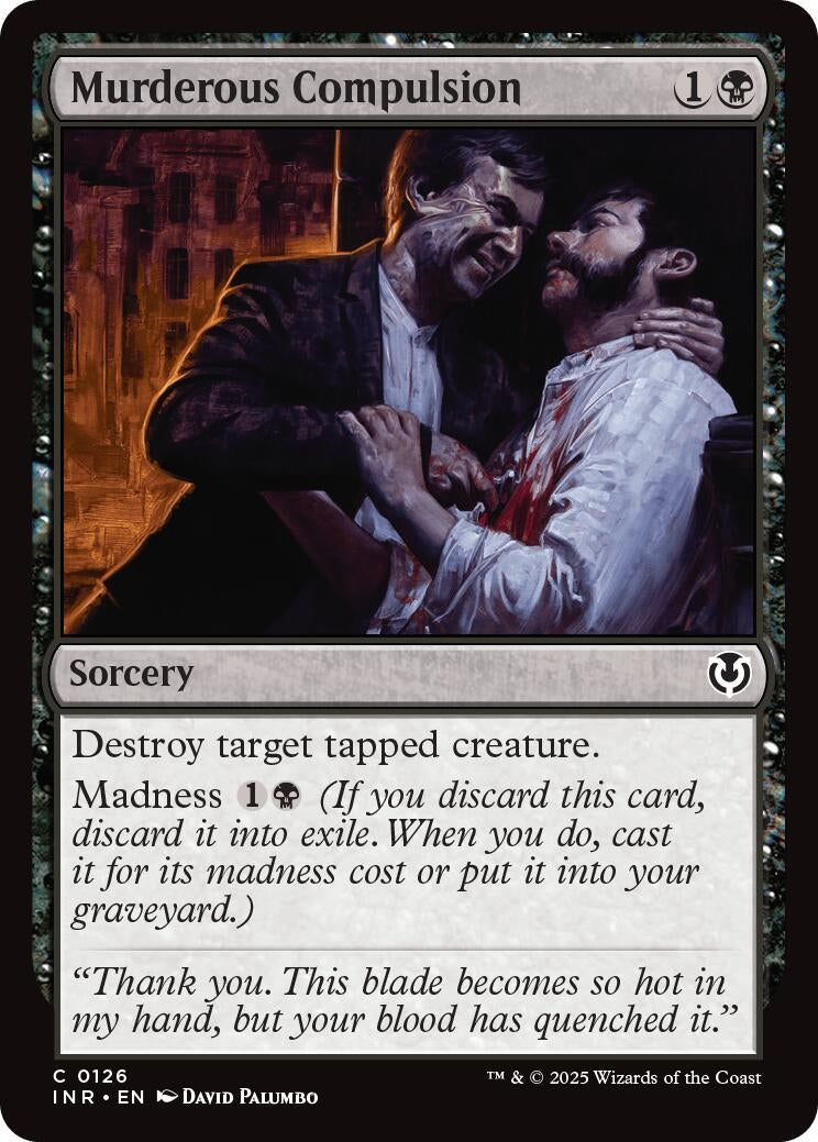 Image for Murderous Compulsion (126) [Innistrad Remastered] - Magic: The Gathering