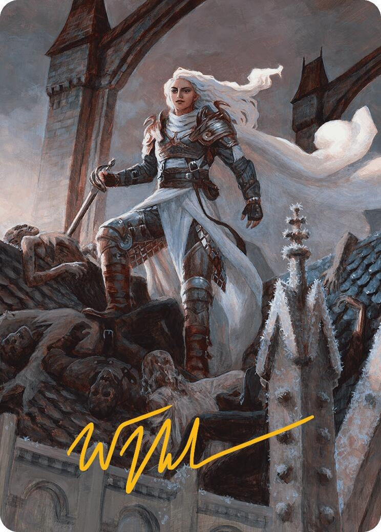 Image for Thalia, Heretic Cathar Art Card (Gold-Stamped Signature) (2) [Innistrad Remastered] - Magic: The Gathering