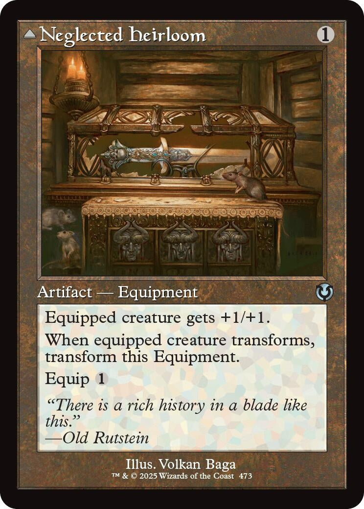 Image for Neglected Heirloom (Retro Frame) (473) [Innistrad Remastered] - Magic: The Gathering