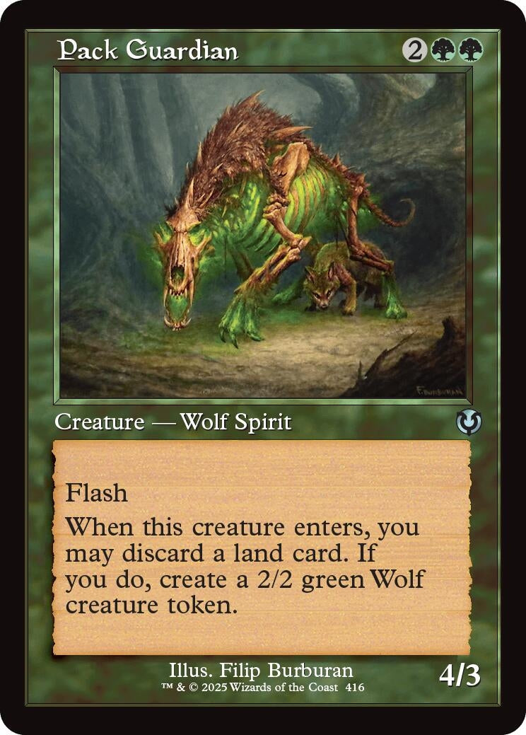 Image for Pack Guardian (Retro Frame) (416) [Innistrad Remastered] - Magic: The Gathering