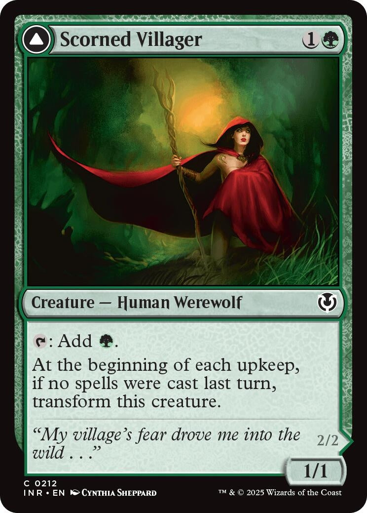Image for Scorned Villager (212) [Innistrad Remastered] - Magic: The Gathering