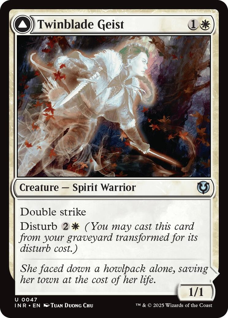 Image for Twinblade Geist (47) [Innistrad Remastered] - Magic: The Gathering