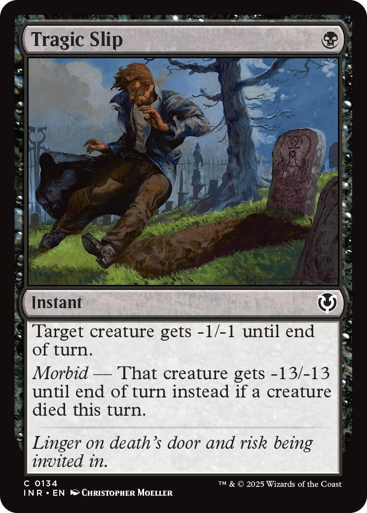 Image for Tragic Slip (134) [Innistrad Remastered] - Magic: The Gathering