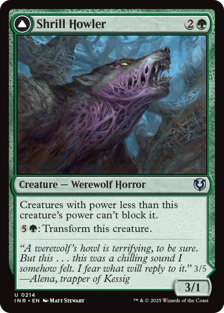 Image for Shrill Howler (214) [Innistrad Remastered] - Magic: The Gathering