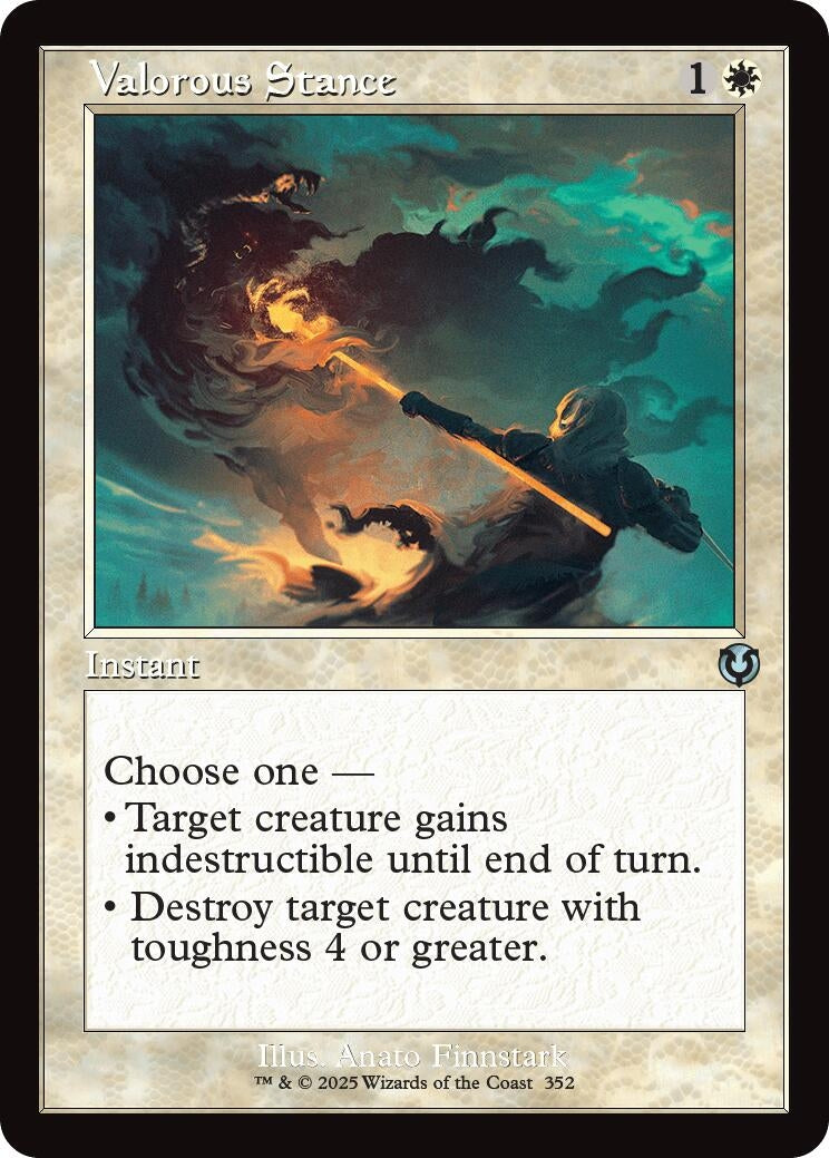 Image for Valorous Stance (Retro Frame) (352) [Innistrad Remastered] - Magic: The Gathering
