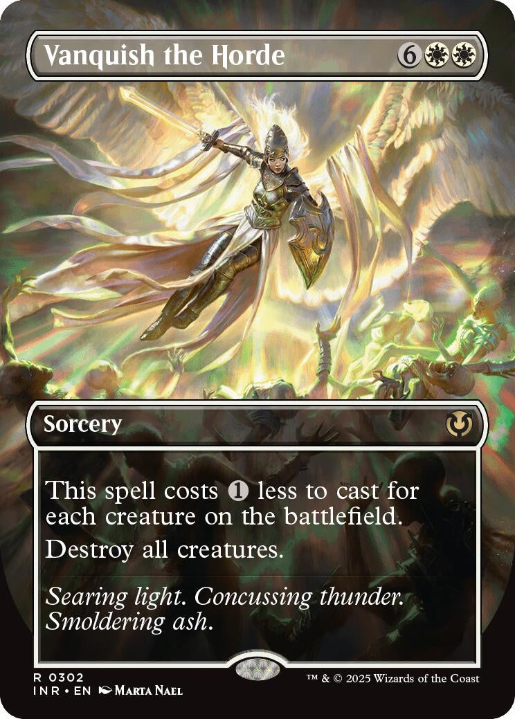 Image for Vanquish the Horde (Borderless) (302) [Innistrad Remastered] - Magic: The Gathering