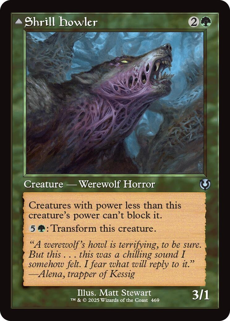 Image for Shrill Howler (Retro Frame) (469) [Innistrad Remastered] - Magic: The Gathering