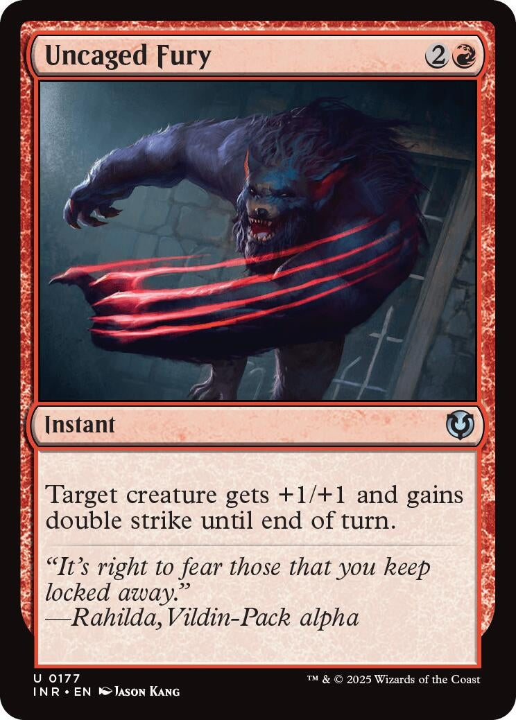 Image for Uncaged Fury (177) [Innistrad Remastered] - Magic: The Gathering